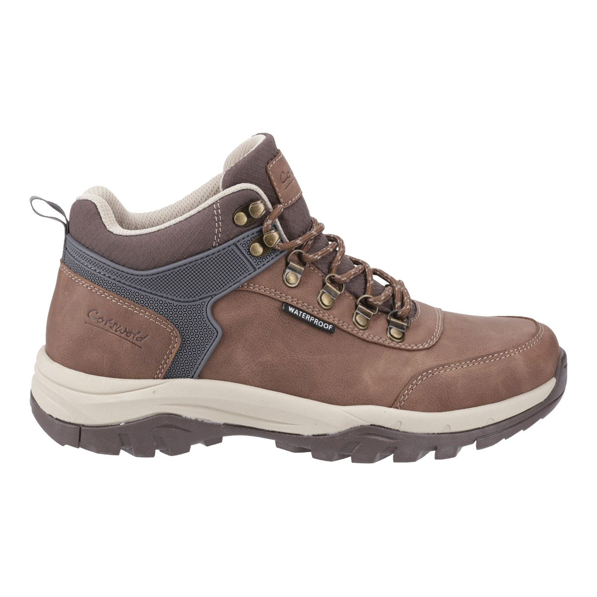 Cotswold Overbury Synthetic Men's Brown Hiking Boots