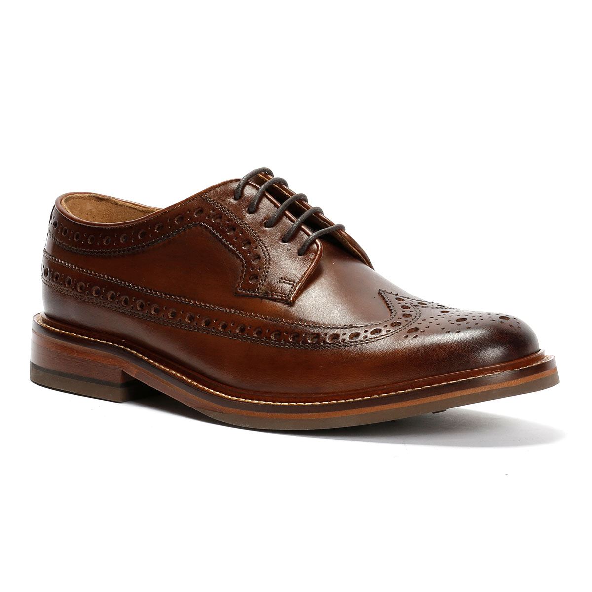 Chapman & Moore Longwing Brogue Country Leather Men's Choco Shoes