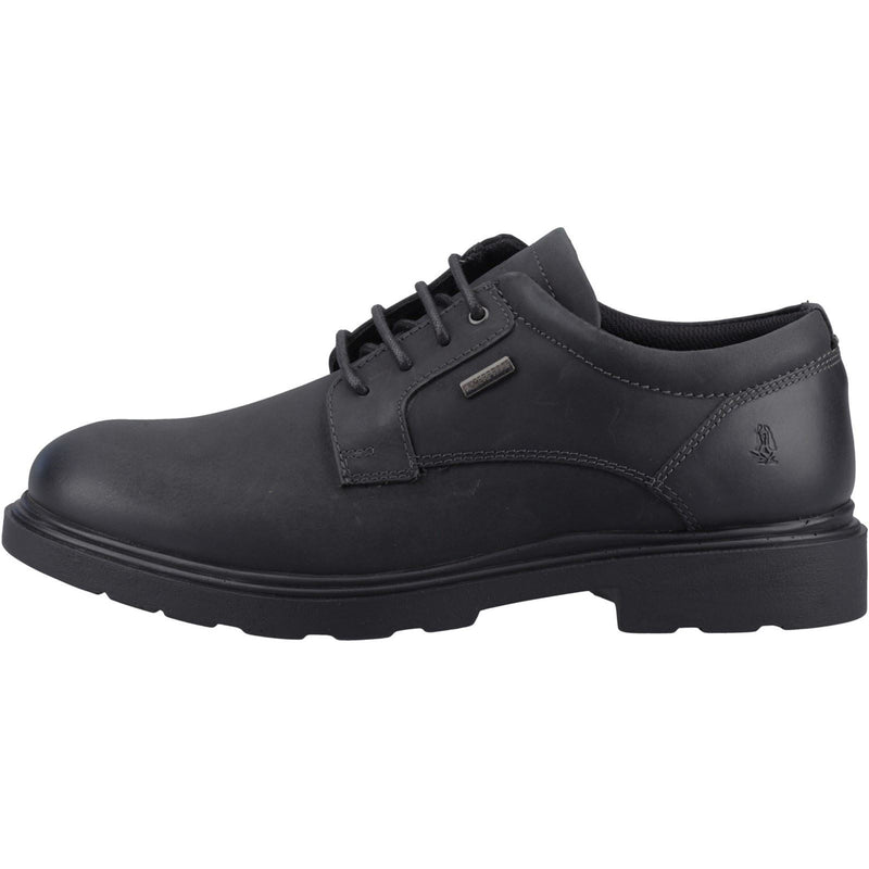 Hush Puppies Pearce Leather Men's Black Lace-Up Shoes