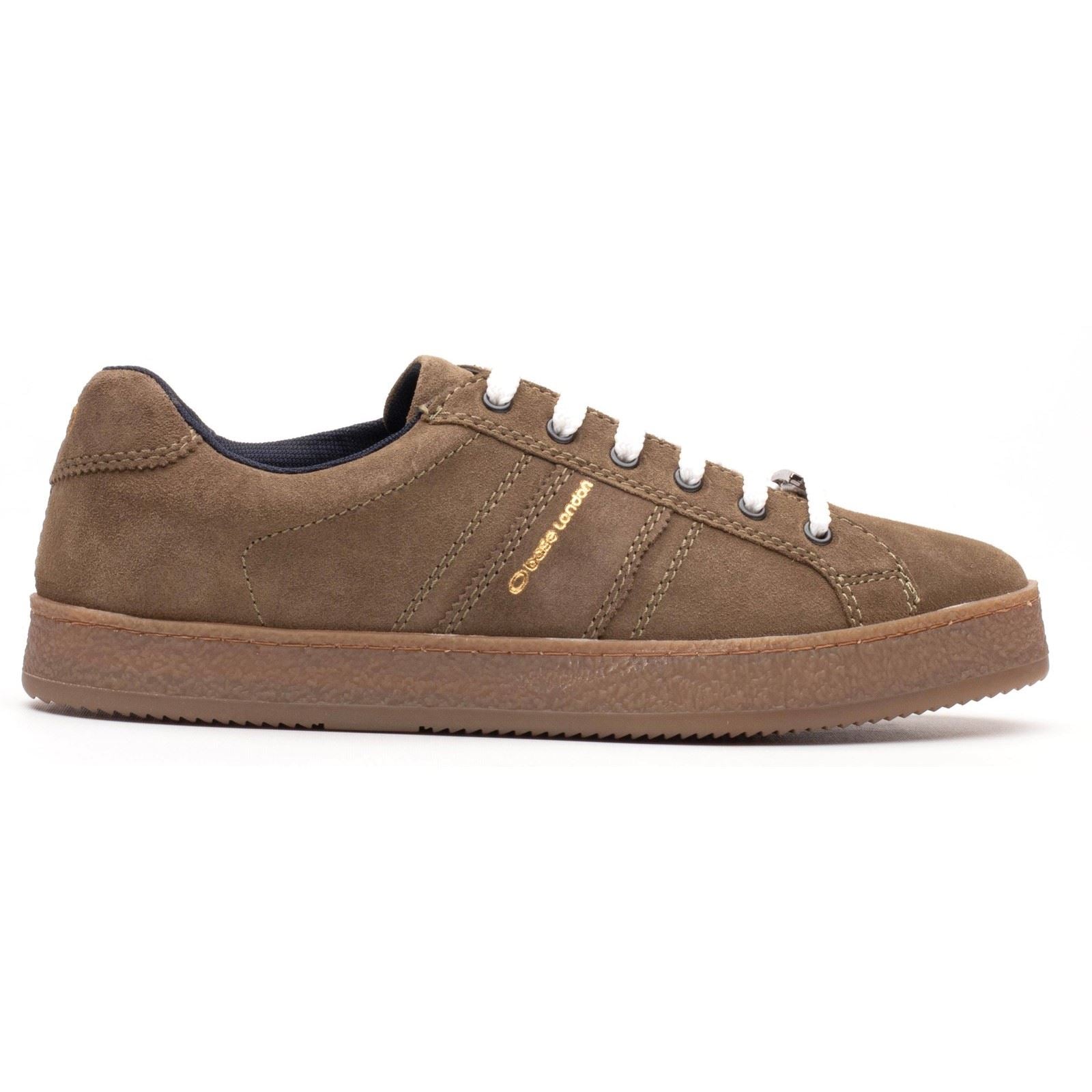 Base London Hopper Leather Men's Moss Trainers