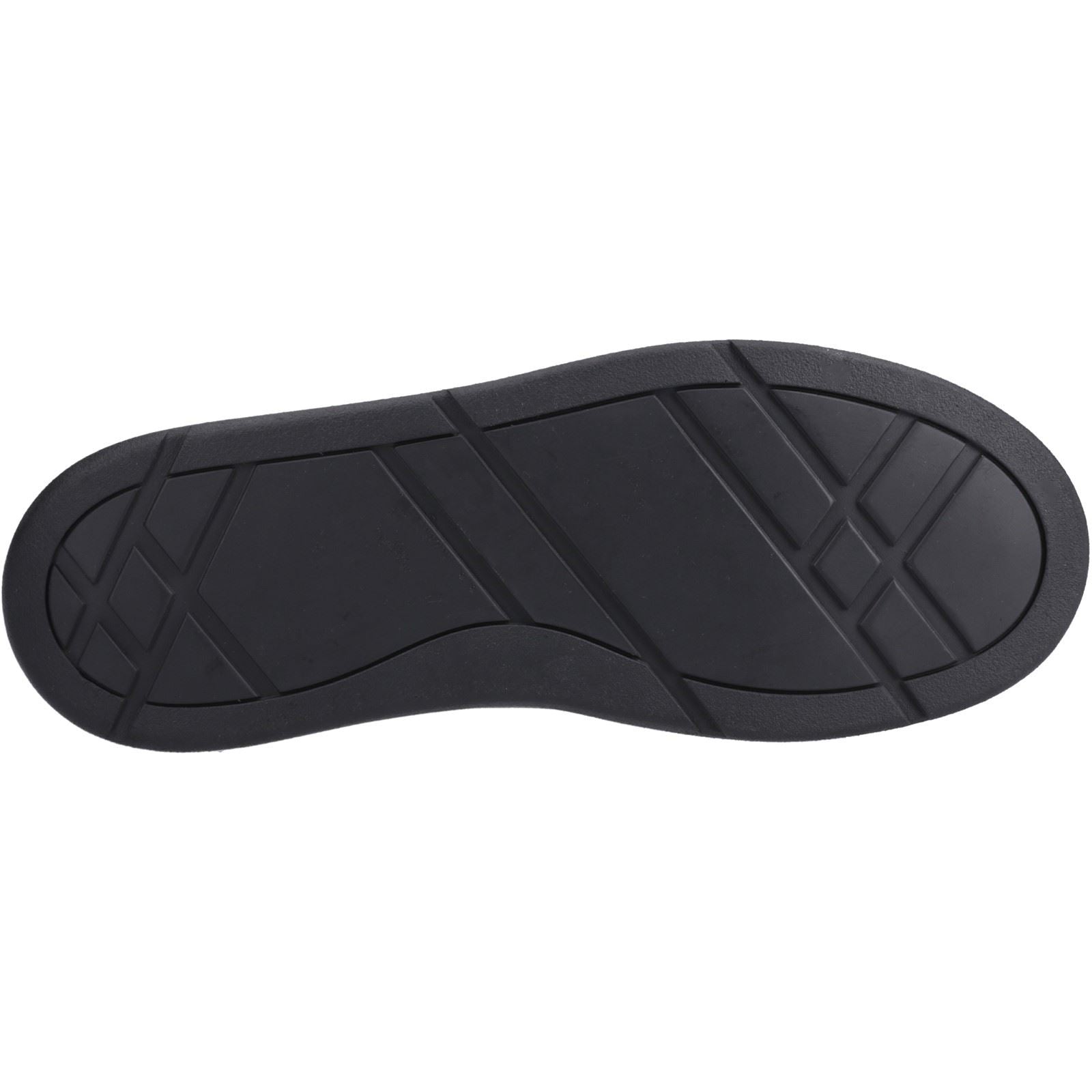 Hush Puppies Ronan Mocc Leather Youth Boy's Black Moccasins Shoes