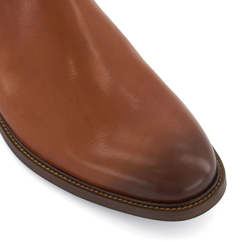 Dune Characteristic Leather Men's Tan Boots