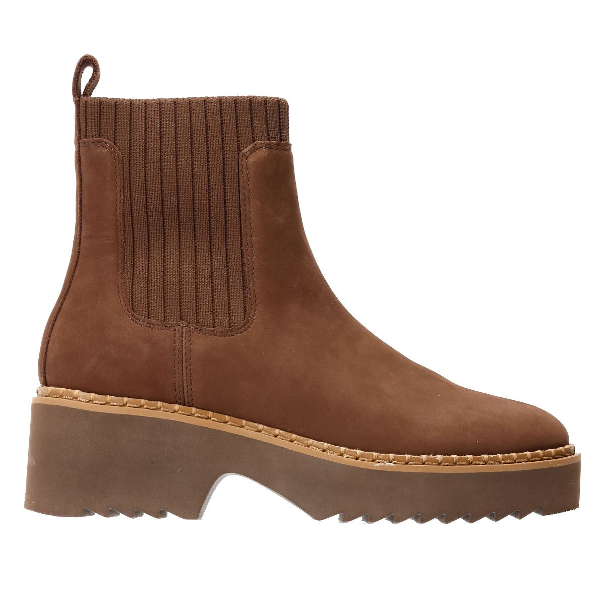 TOMS Millie Nubuck Leather Women's Dark Brown Boots