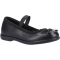 Hush Puppies Betty Leather Junior Black Shoes