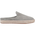 TOMS Santiago Mule Leather Men's Vetiver Grey Slippers