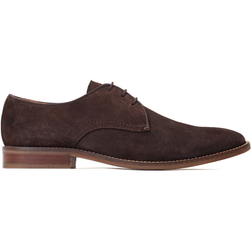 Base London Bronte Leather Men's Dark Brown Oxford Shoes