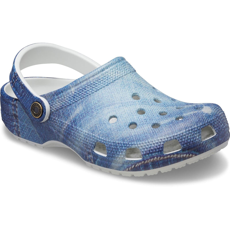 Crocs Classic Denim Synthetic Moonlight Clogs