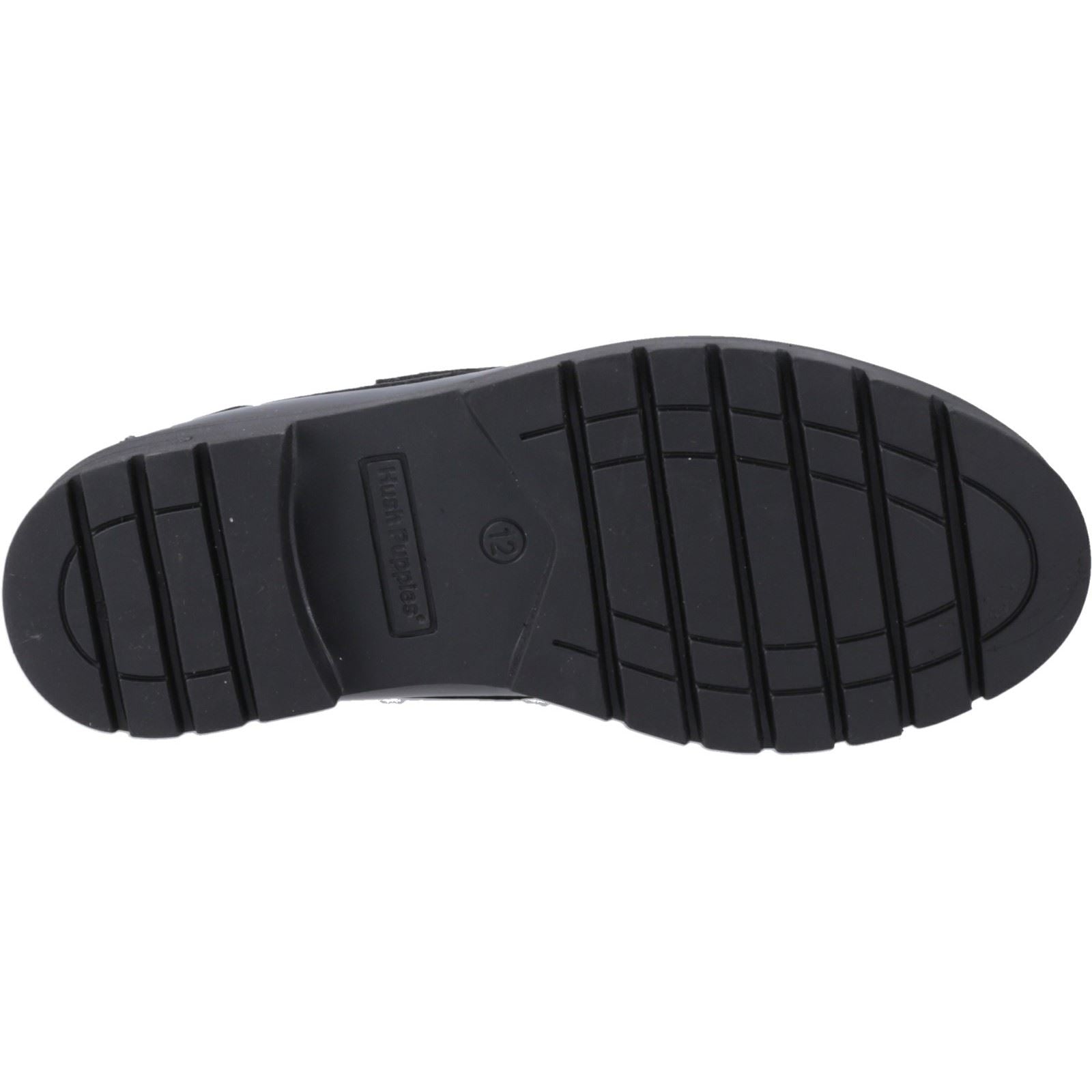 Hush Puppies Lucy Patent Leather Junior Black Shoes