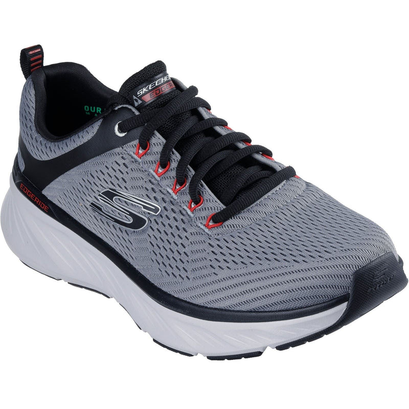 Skechers Relaxed Fit Edgeride Contention Synthetic Men's Charcoal/Black Trainers