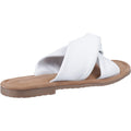Hush Puppies Amy Wide Fit Leather Women's White Sandals