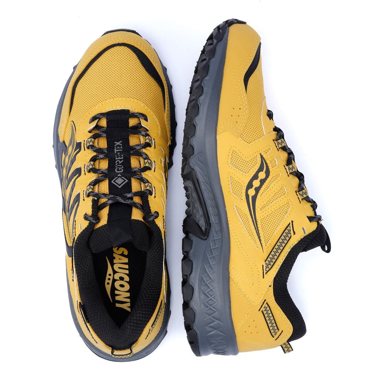 Saucony Grid Peak Mustard Trainers