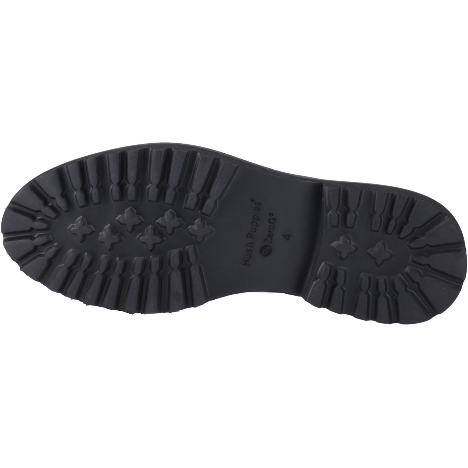 Hush Puppies Gabi Lace Up Leather Girl's Black Brogues