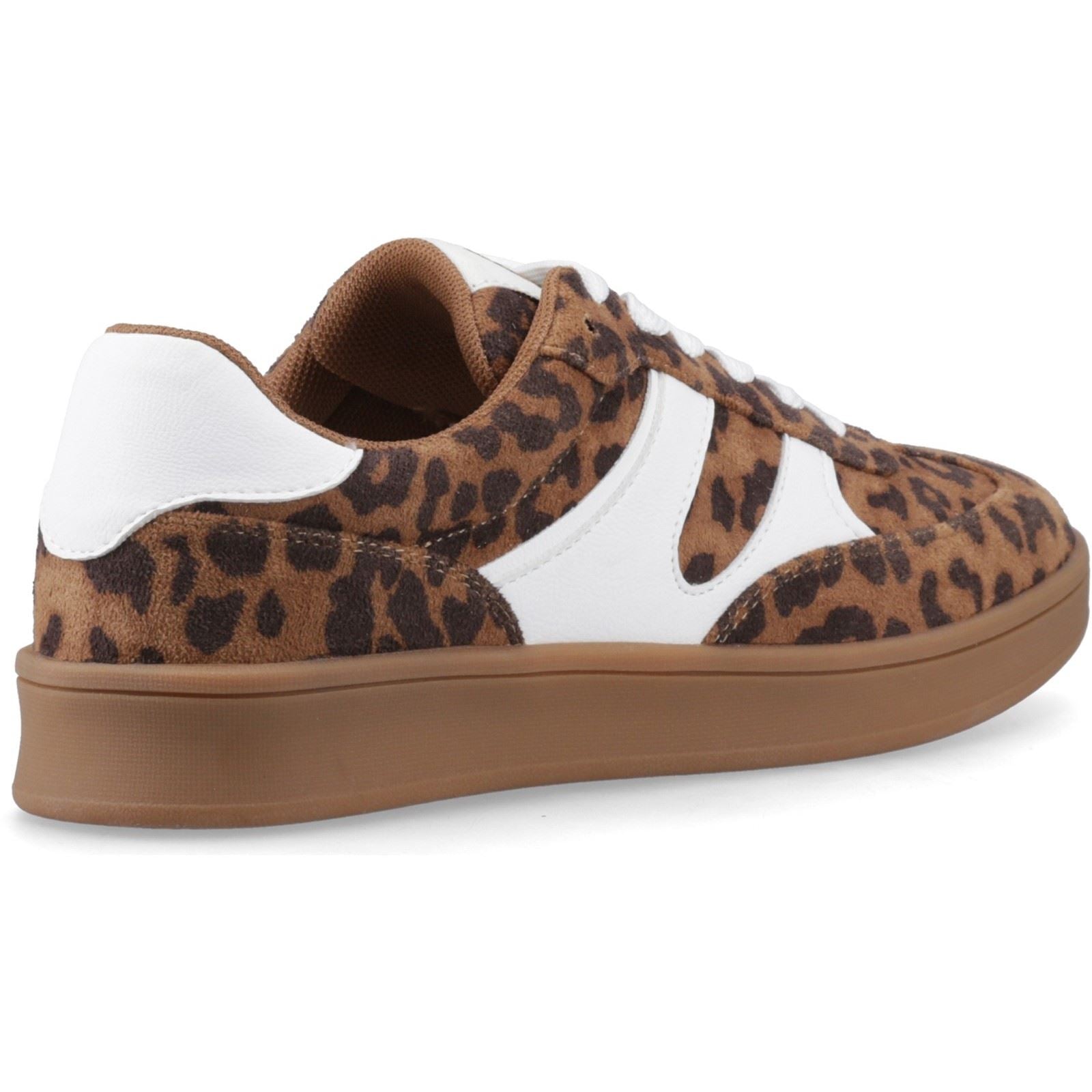 Hush Puppies Maura Textile Textile Women's Leopard Trainers