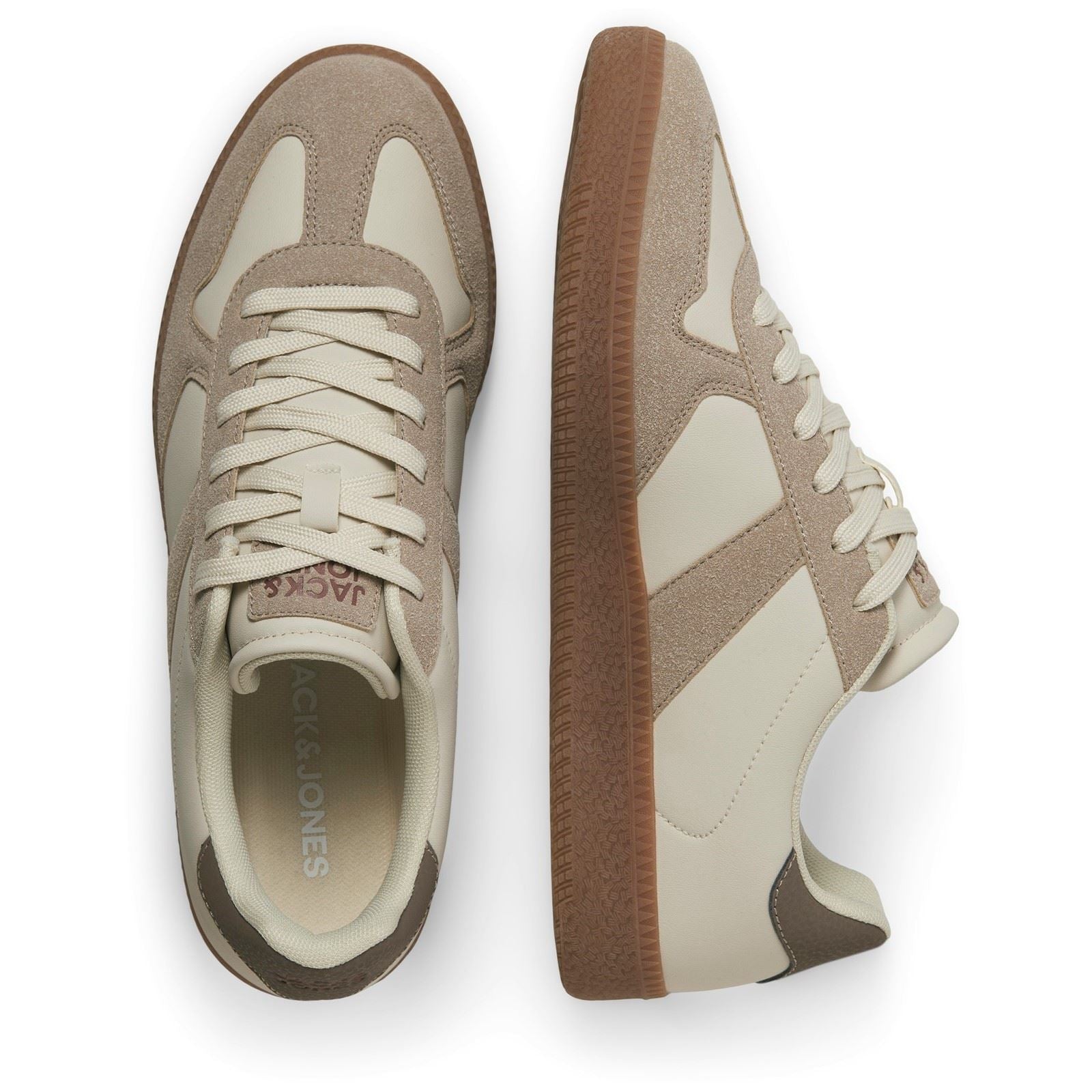 Jack & Jones Valencia Synthetic Men's Fog Savannah Tan Trainers