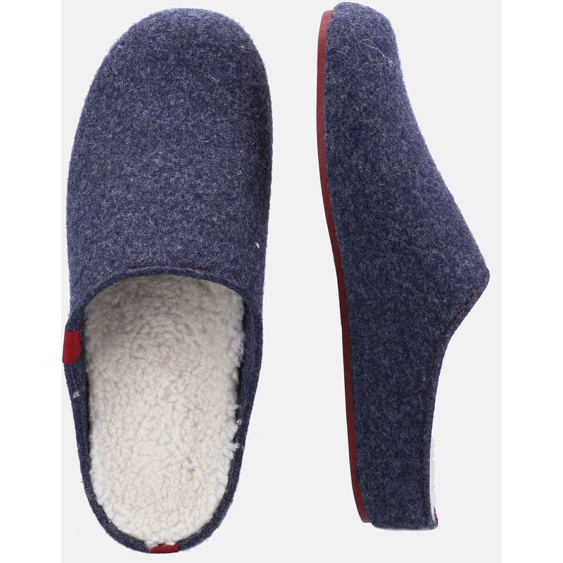 Hush Puppies The Good 90% Recycled RPET Synthetic Men's Navy Slippers