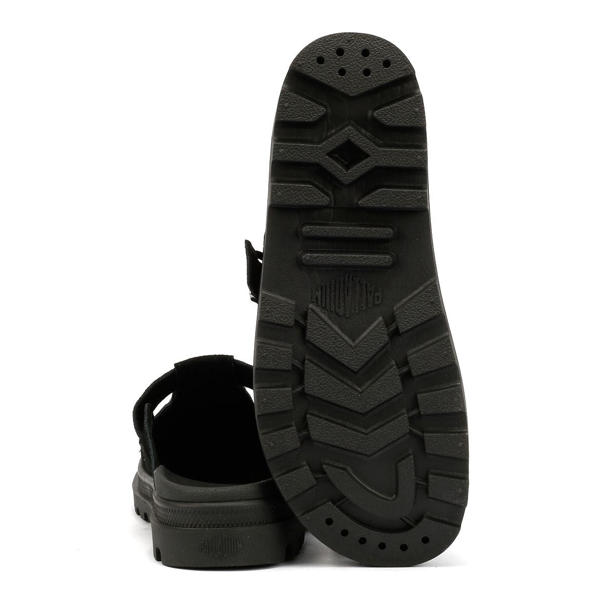 Palladium Dunelite Pyla Suede Black Mules