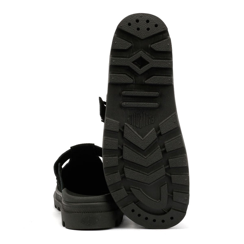 Palladium Dunelite Pyla Suede Black Mules