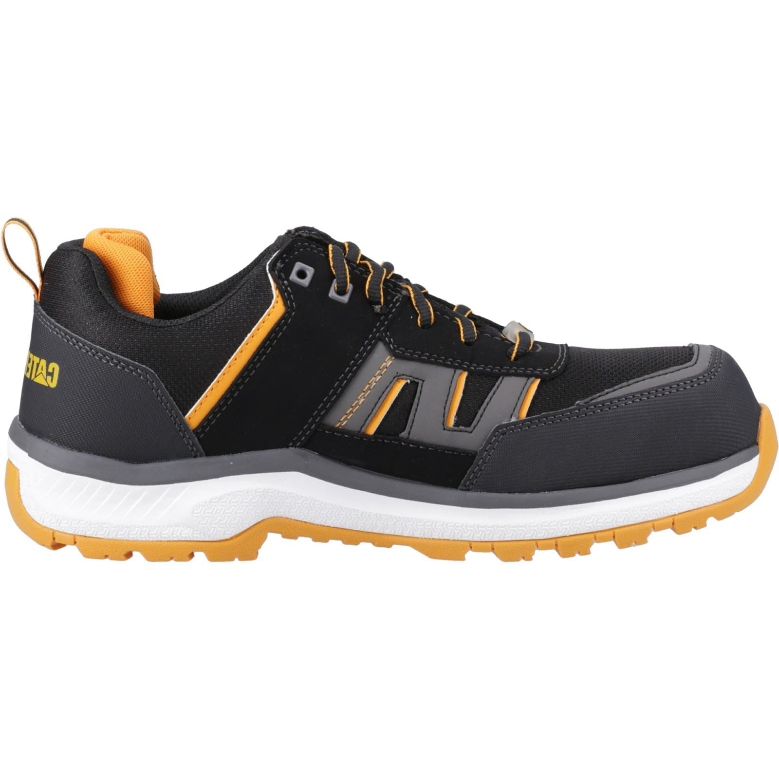 Caterpillar Accelerate S3 Textile Black/Orange Safety Trainers