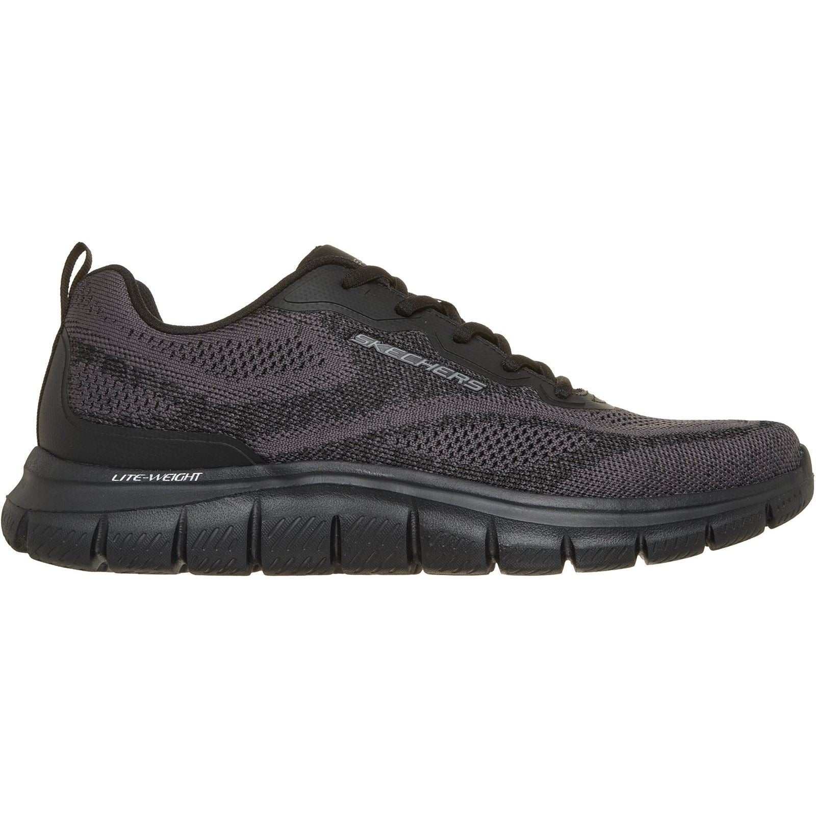 Skechers Track Pohlter Textile Men's Black Trainers