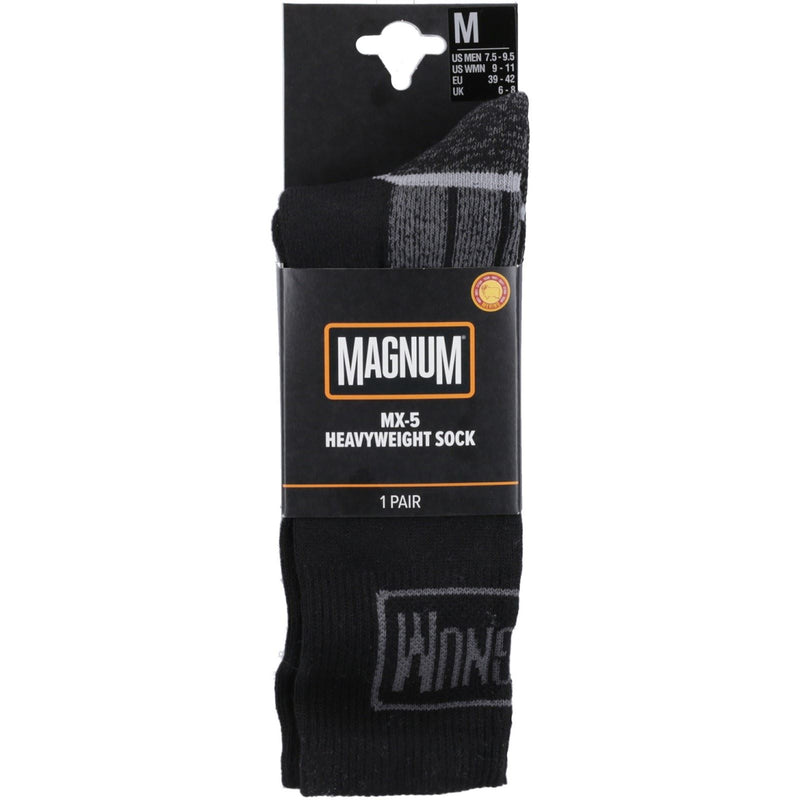 Magnum MX5 Men's Black Work Socks