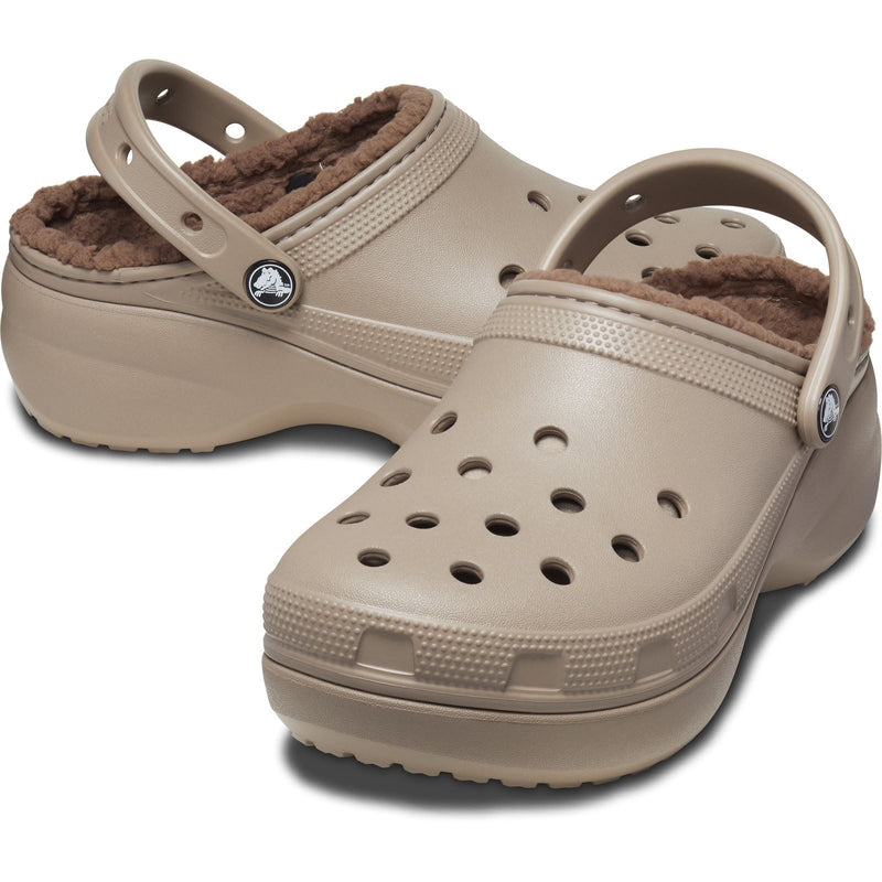 Crocs Classic Platform Lined Synthetic Women's Mushroom Clogs