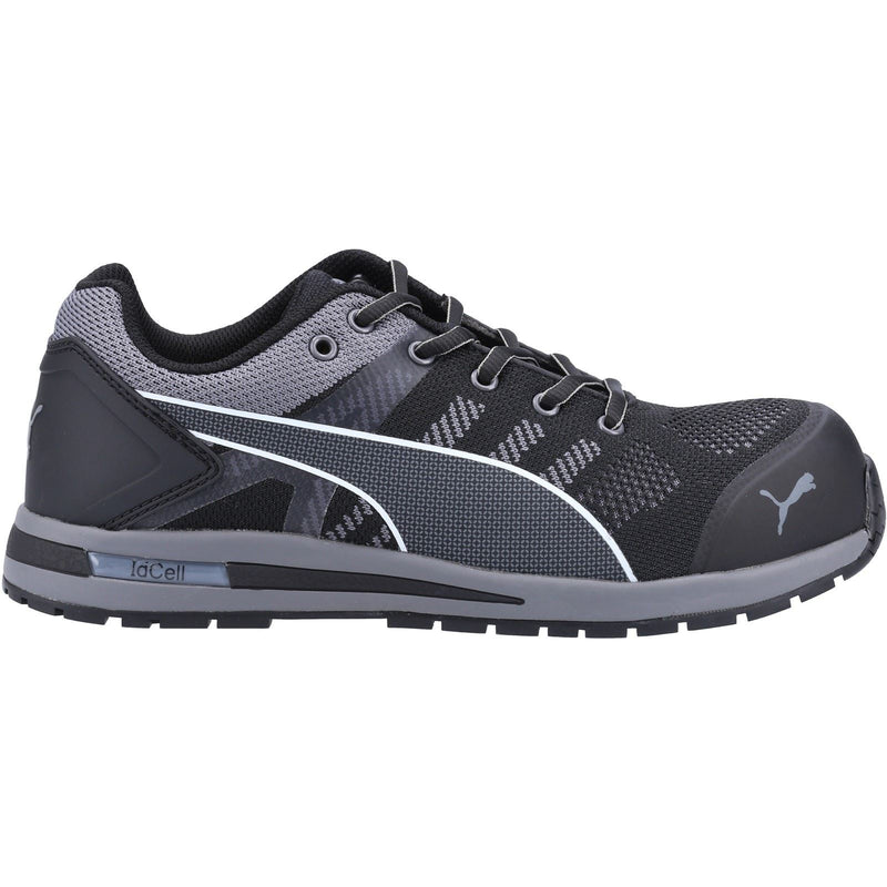 Puma Safety Elevate Knit LOW S1 Textile Black Safety Trainers