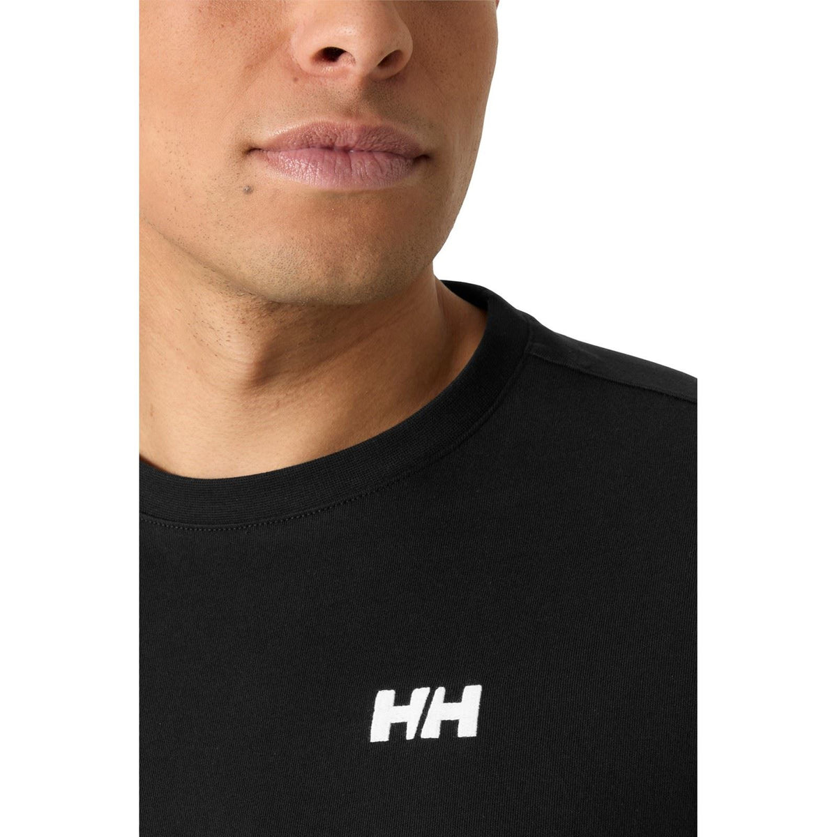 Helly Hansen Sport Staple T-Shirt Cotton Men's Black Short Sleeve T-Shirts