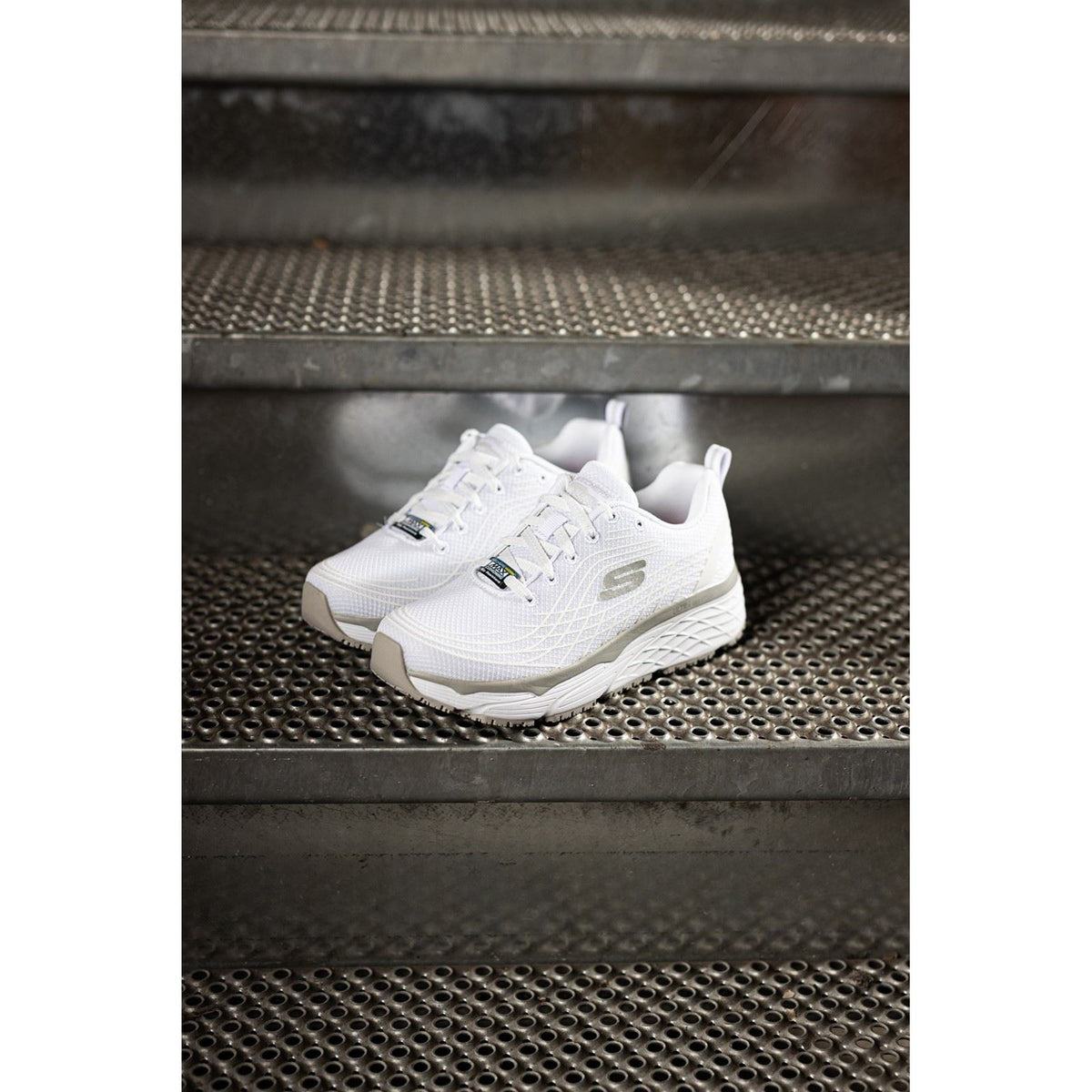 Skechers Workwear Max Cushioning Elite Sr Textile Women's White Safety Trainers