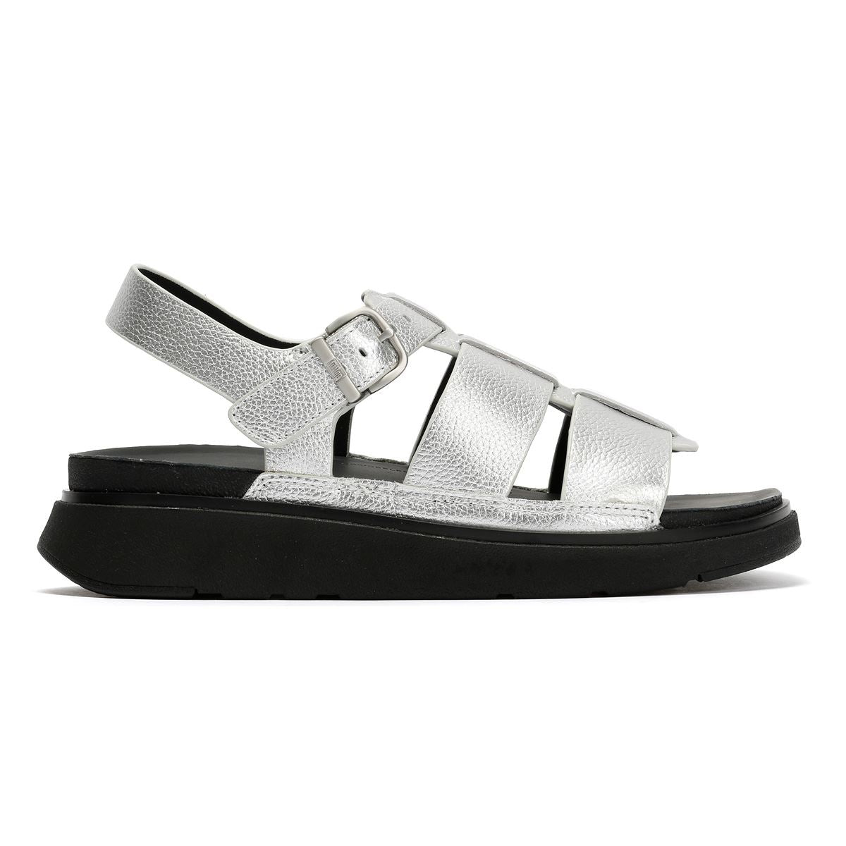 FitFlop GEN-FF Leather Women's Silver Sandals