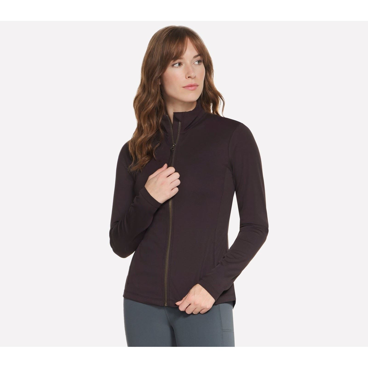 Skechers GOFLEX Harmony Jacket Women's Brown Jacket