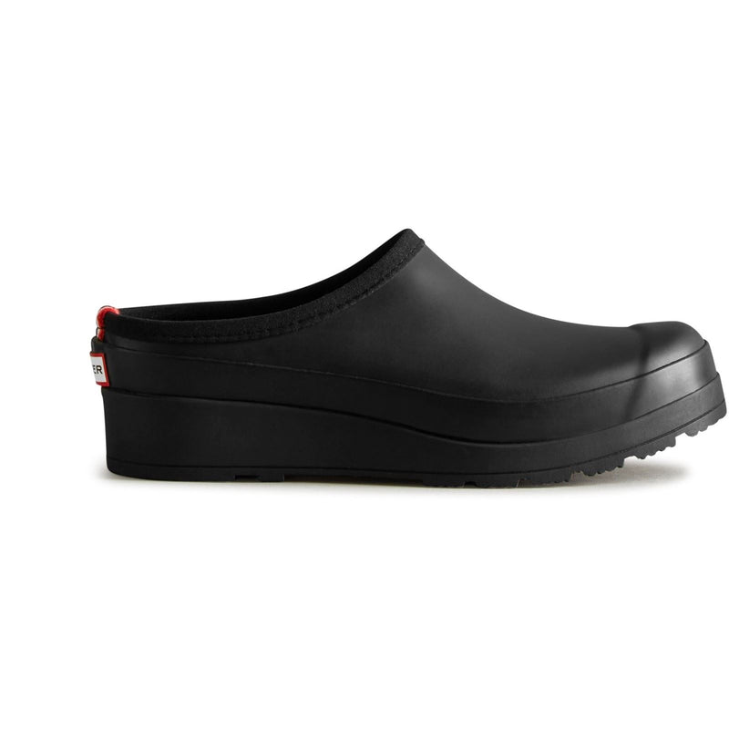 Hunter Play Clog Rubber Women's Black Garden Shoes