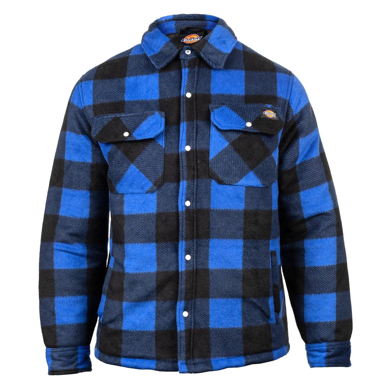 Dickies Portland Polyester Men's Blue Casual Shirt