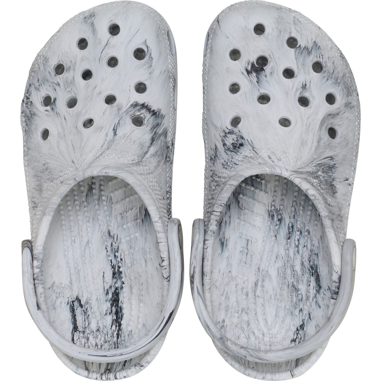 Crocs Classic Marbled Clog Synthetic White/Black Clogs