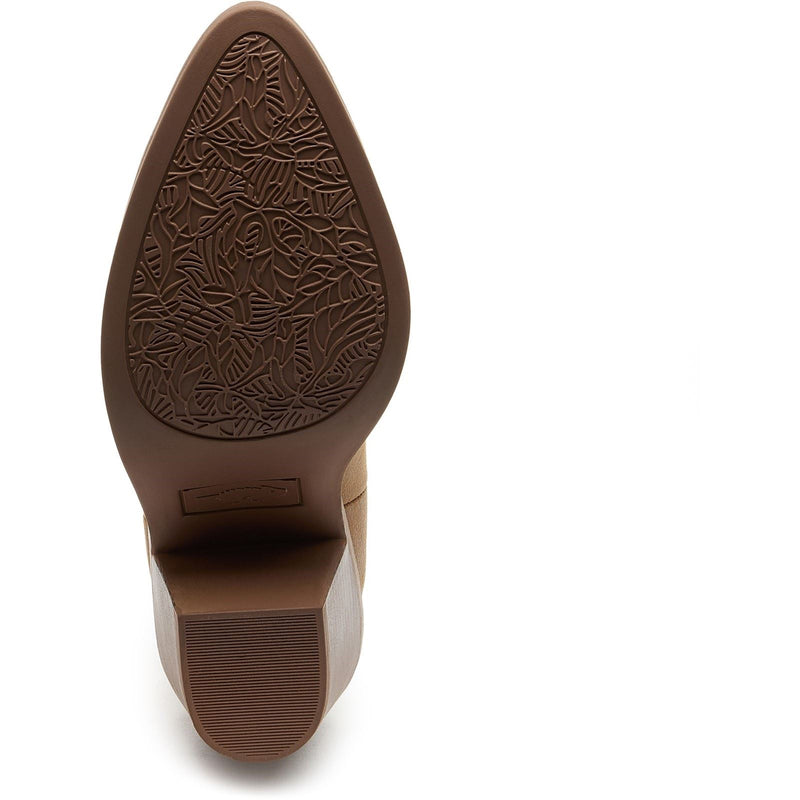 Rocket Dog Feather Synthetic Women's Walnut Heeled Ankle Boots