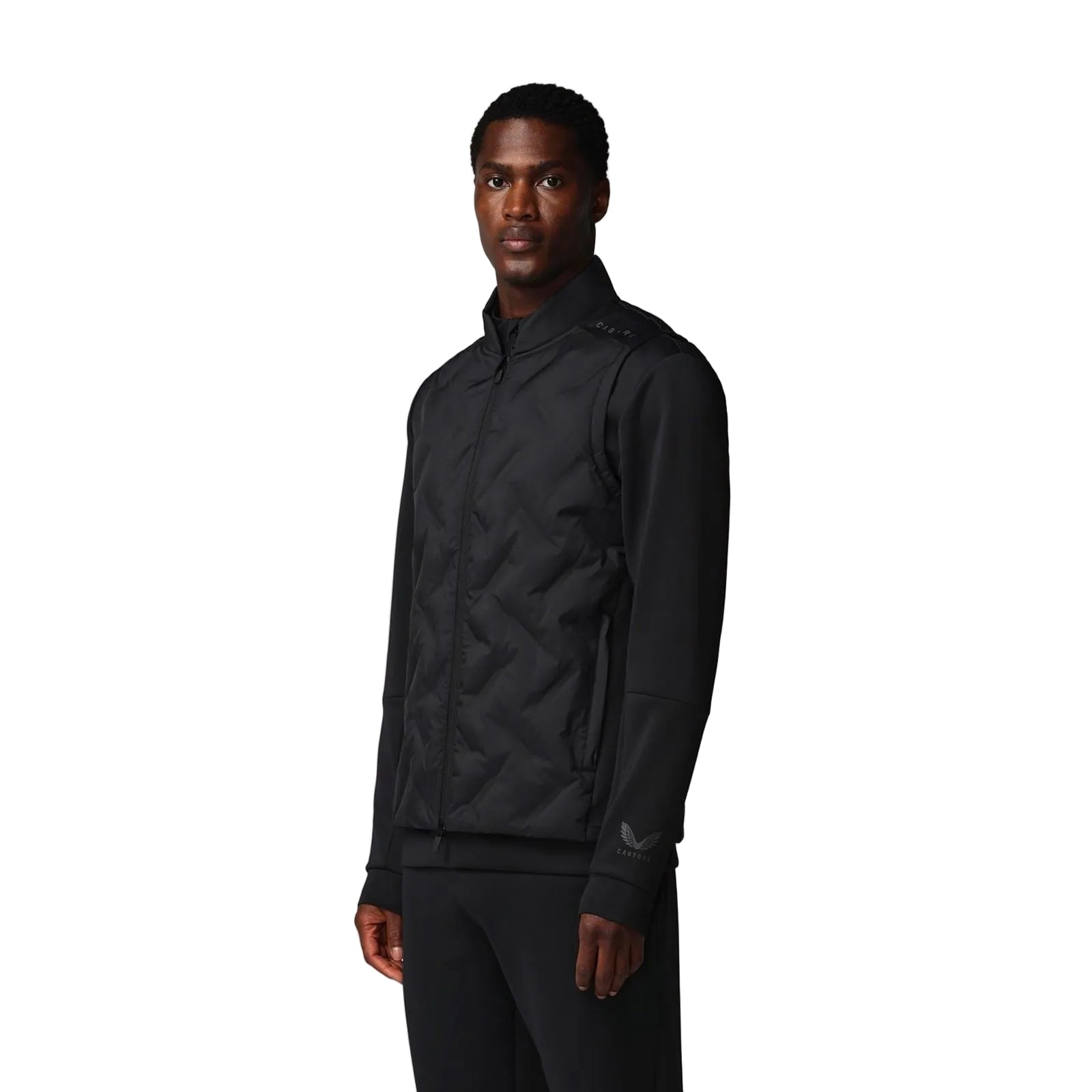 Castore Hybrid Men's Black Gilets