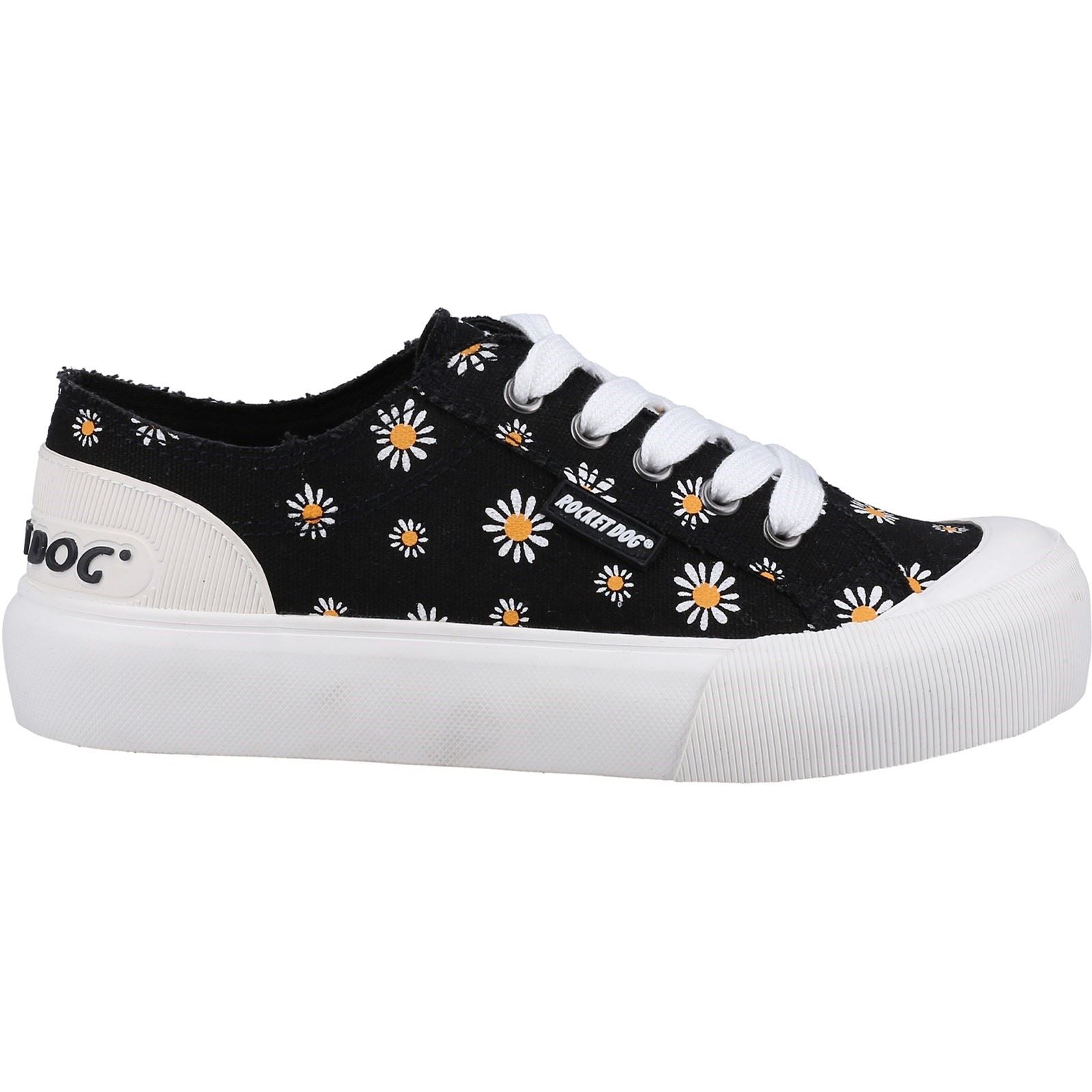 Rocket Dog Jazzin Plus Dixie Cotton Women's Black Trainers
