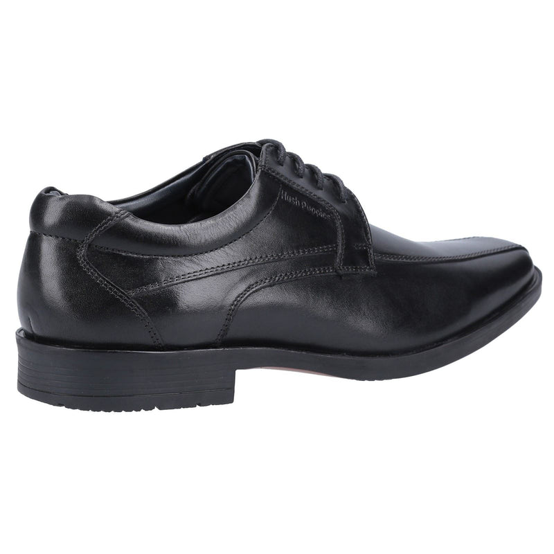 Hush Puppies Brandon Leather Men's Black Lace-Up Shoes