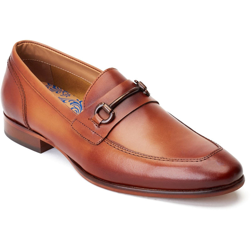 Base London Russo Leather Men's Burnt Tan Loafers
