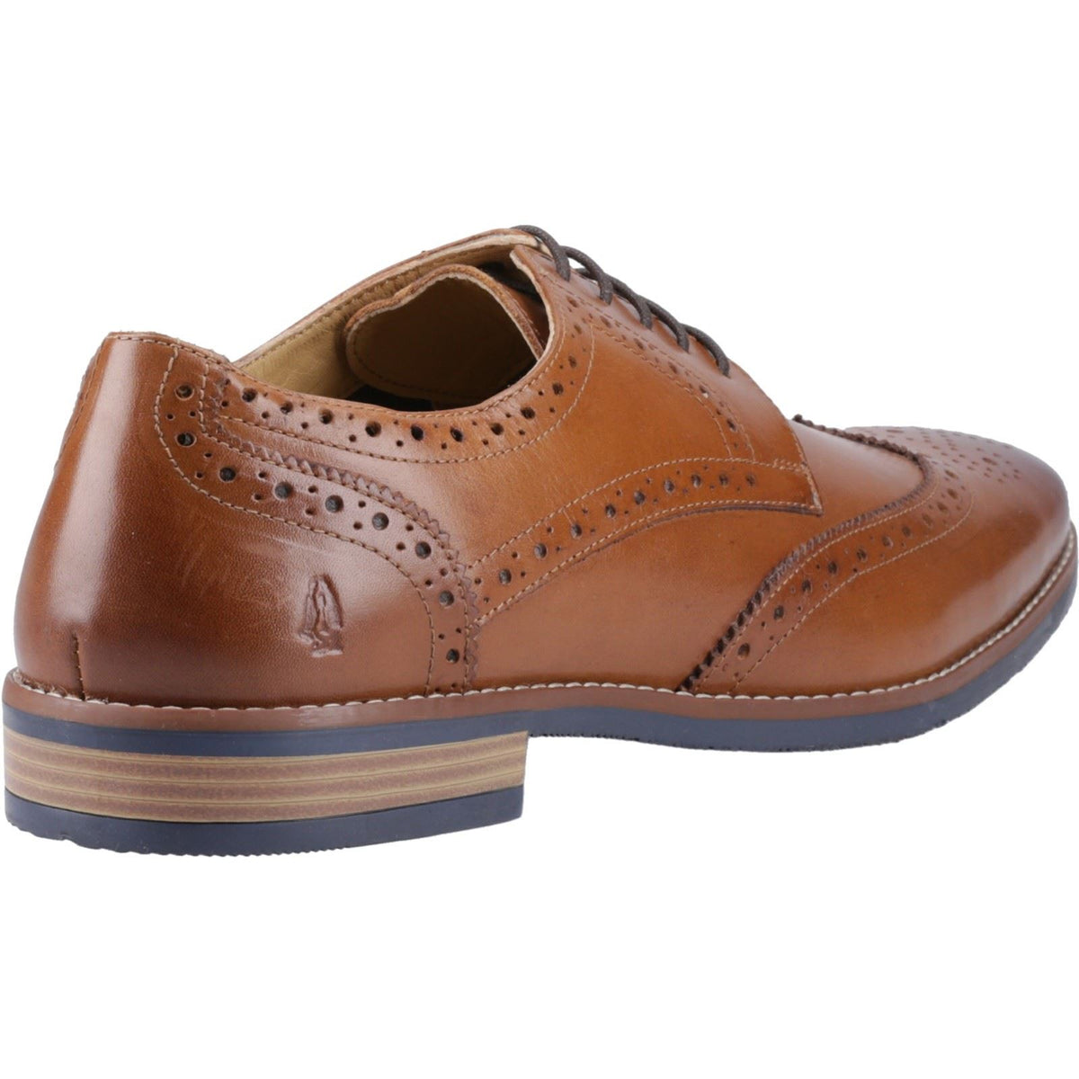 Hush Puppies Mack Leather Men's Tan Brogues Shoes