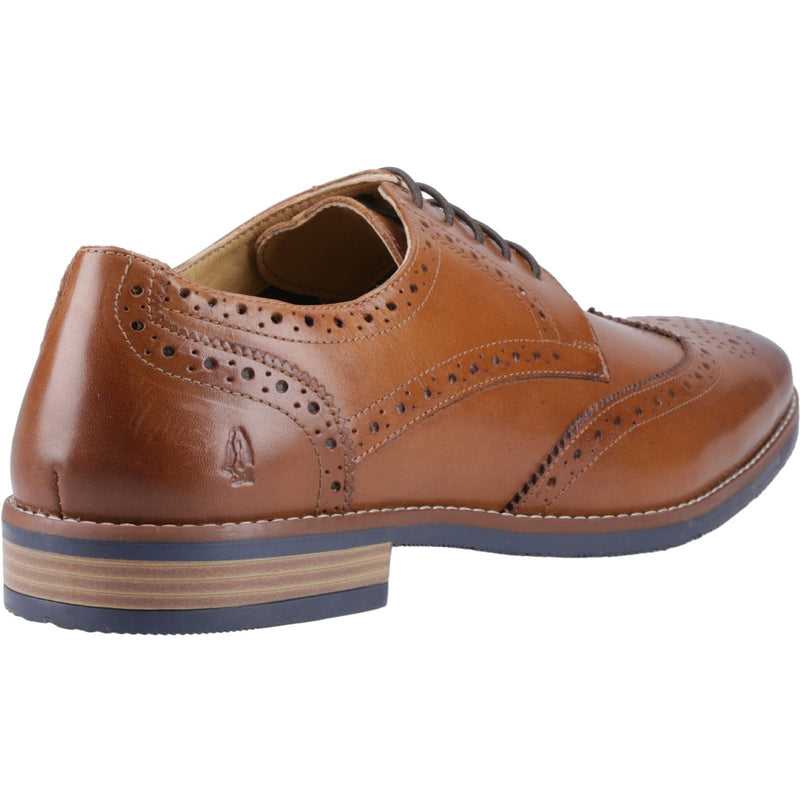 Hush Puppies Mack Leather Men's Tan Brogues Shoes