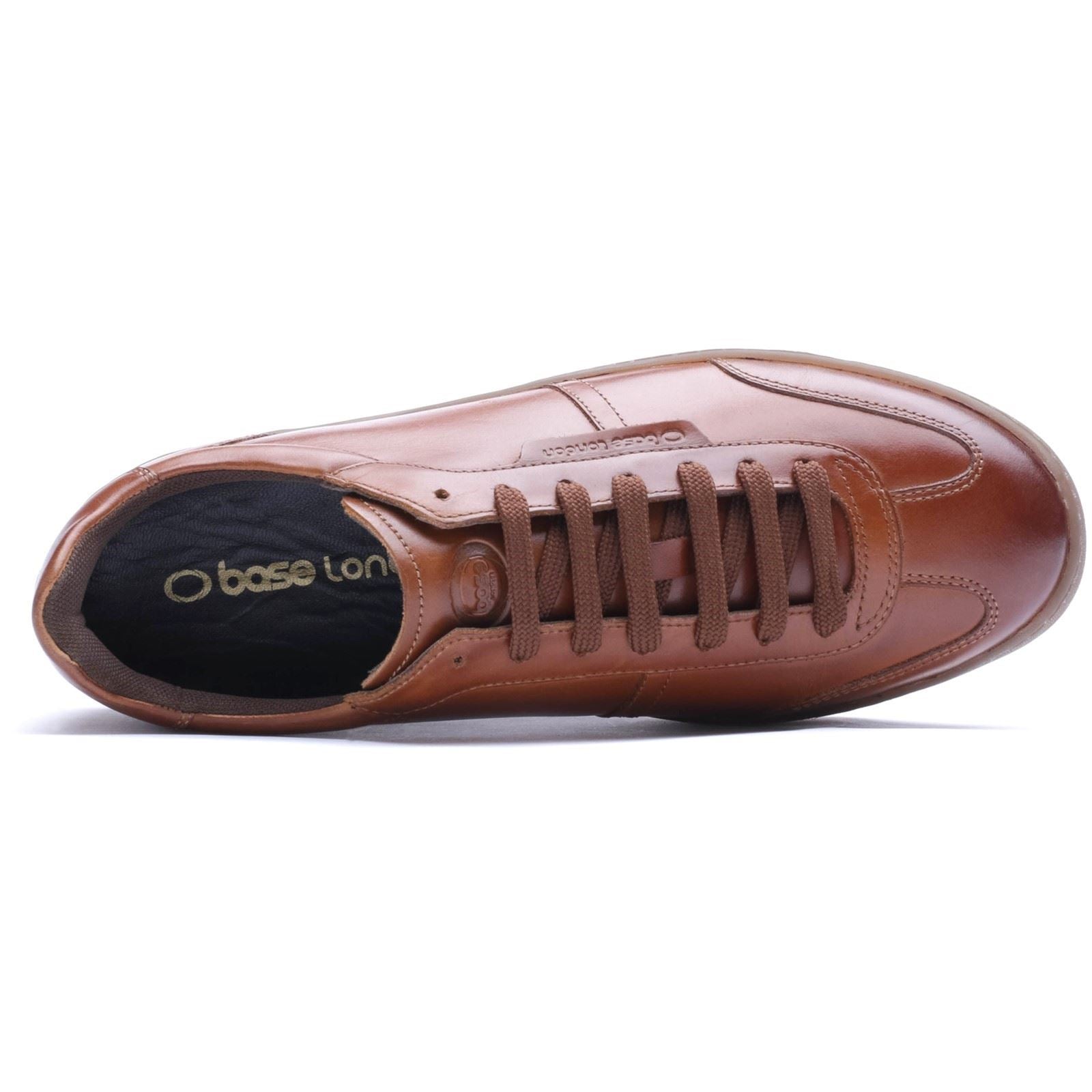 Base London Tucker Leather Men's TAN Trainers