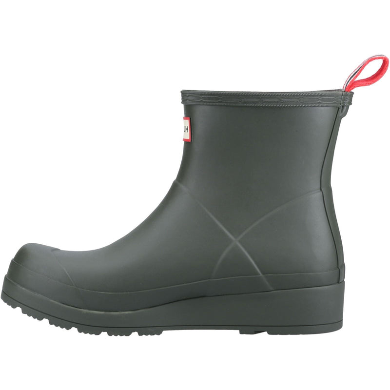Hunter Play Short Rubber Women's Dark Olive Wellington Boots
