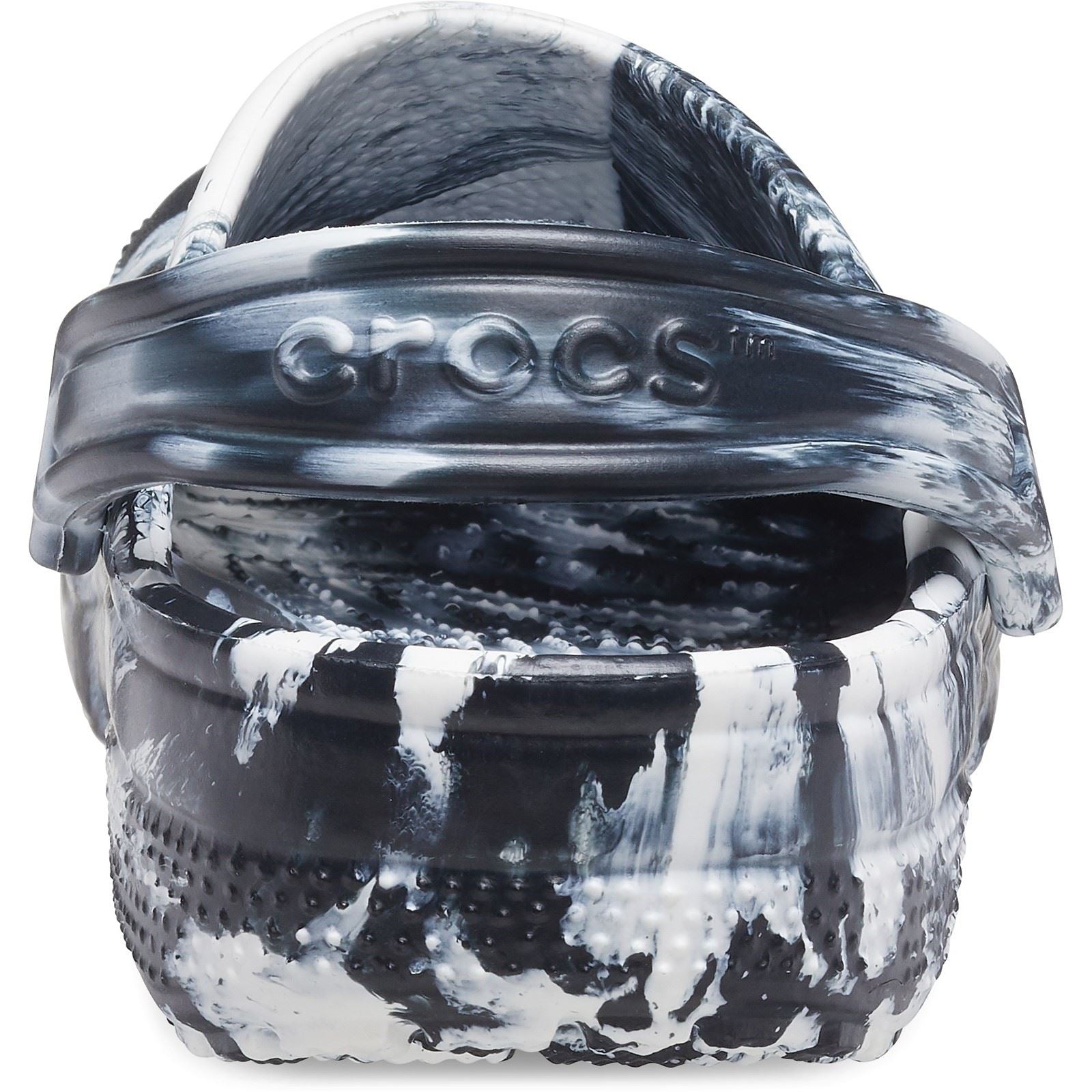 Crocs Marble Synthetic White/Black Clogs