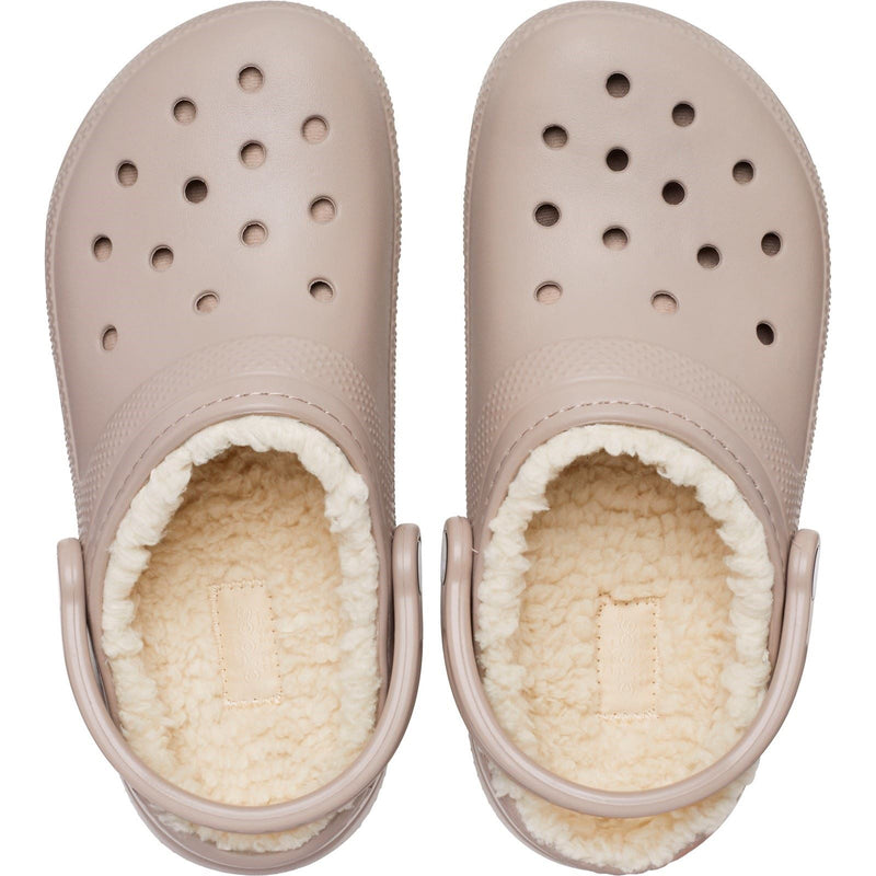 Crocs 203591 CLASSIC LINED UNI Synthetic Mushroom/Bone Clogs