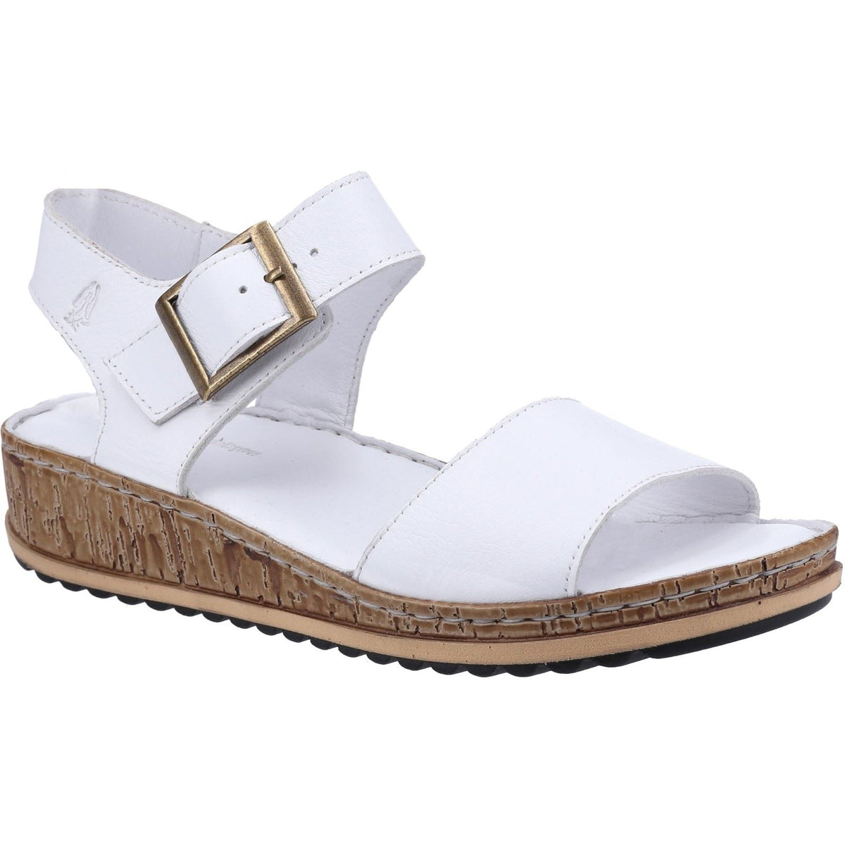 Hush Puppies Ellie Leather Women's White Sandals