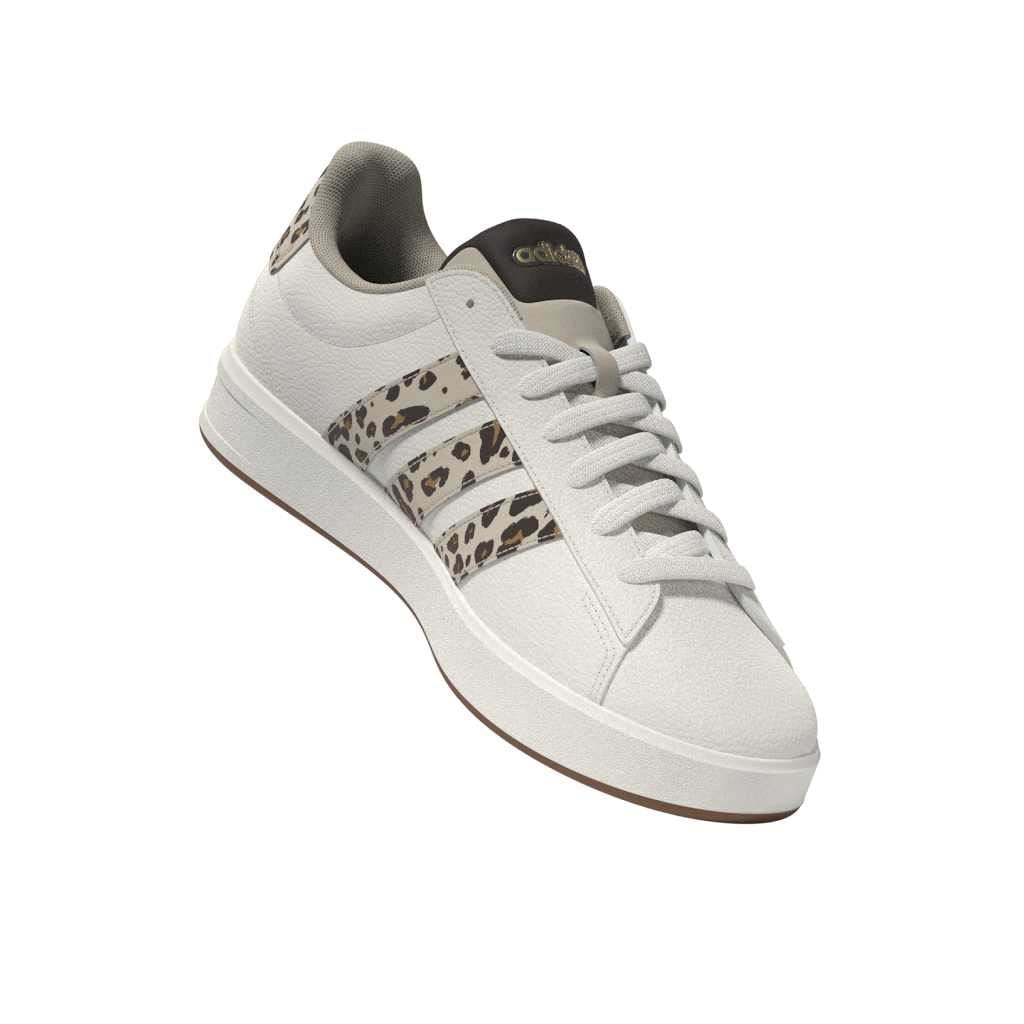 Adidas Grand Court 3.0 Women's Cream/Leopard Trainers