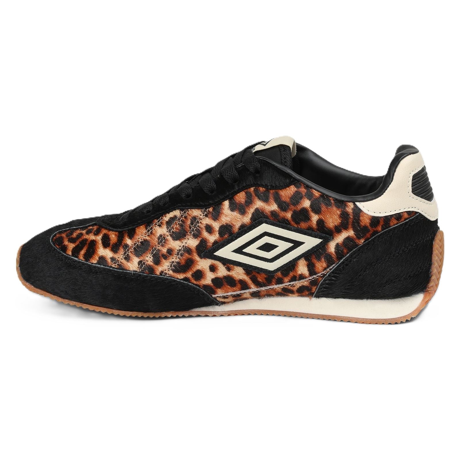 Umbro Clayton Leopard Black Trainers