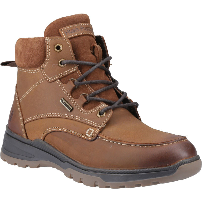 Hush Puppies Palmer Leather Men's Tan Boots