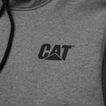 Caterpillar Trademark Banner Cotton Men's Grey Hooded Sweatshirt