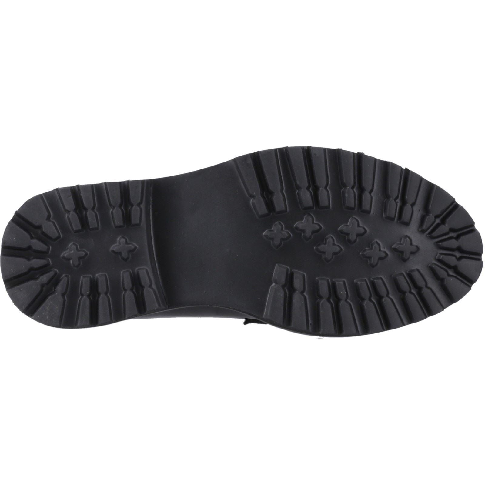 Hush Puppies Grazia Patent Leather Junior Black Loafers